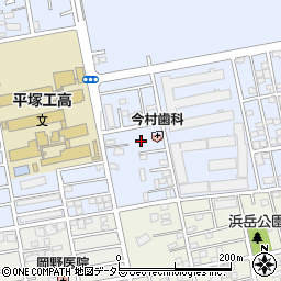 神奈川県平塚市黒部丘7-44周辺の地図