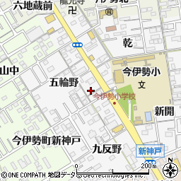 愛知県一宮市今伊勢町新神戸五輪野29-11周辺の地図