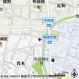 愛知県江南市五明町青木30周辺の地図