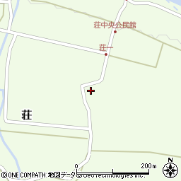 鳥取県西伯郡伯耆町荘955周辺の地図