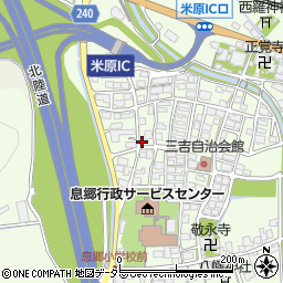 滋賀県米原市三吉1029周辺の地図