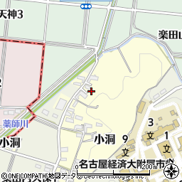 愛知県犬山市小洞191周辺の地図