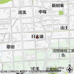愛知県一宮市時之島（日吉浦）周辺の地図