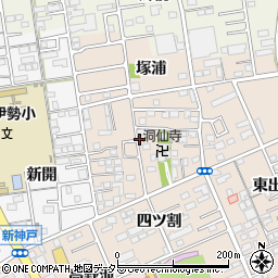 愛知県一宮市今伊勢町本神戸目久井周辺の地図