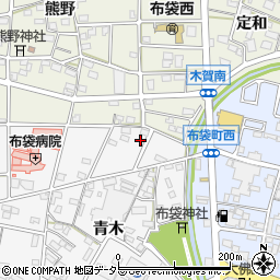 愛知県江南市五明町青木26周辺の地図