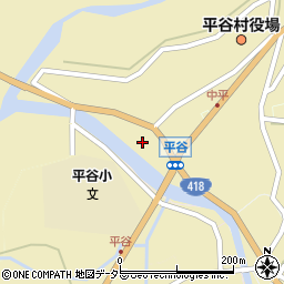 長野県下伊那郡平谷村438周辺の地図