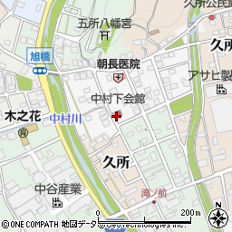 中井町　中村下会館周辺の地図