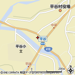 長野県下伊那郡平谷村444周辺の地図