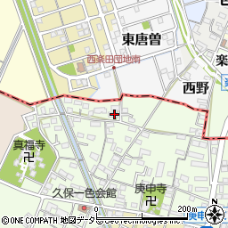 愛知県小牧市久保一色2990周辺の地図
