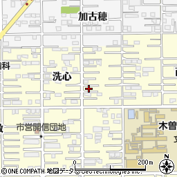 愛知県一宮市開明洗心30-11周辺の地図