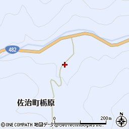 鳥取県鳥取市佐治町栃原周辺の地図