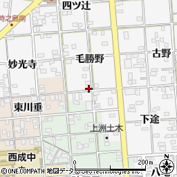 愛知県一宮市時之島毛勝野30周辺の地図