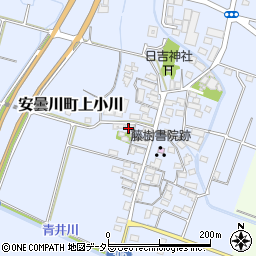 滋賀県高島市安曇川町上小川300周辺の地図