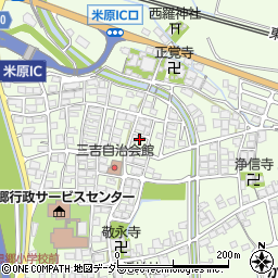 滋賀県米原市三吉1092周辺の地図