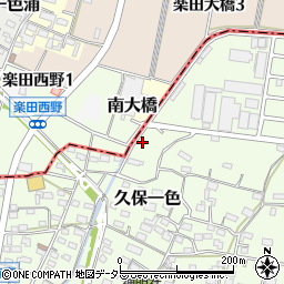 愛知県小牧市久保一色1585-1周辺の地図
