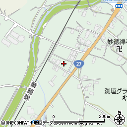 京都府綾部市渕垣町（ミマヤ）周辺の地図