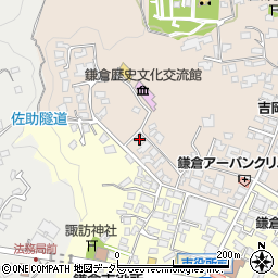 神奈川県鎌倉市扇ガ谷1丁目2-16周辺の地図
