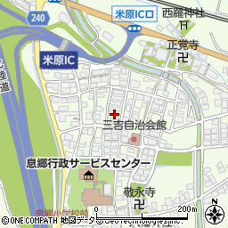 滋賀県米原市三吉245周辺の地図