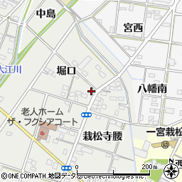 愛知県一宮市丹羽（堀口）周辺の地図