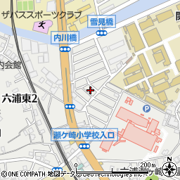 神奈川県横浜市金沢区六浦東1丁目11周辺の地図