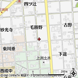 愛知県一宮市時之島毛勝野31周辺の地図