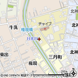 愛知県一宮市北丹町8周辺の地図