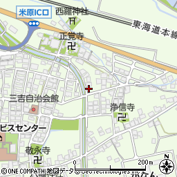 滋賀県米原市樋口336周辺の地図