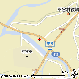 平谷村社会福祉協議会指定通所介護事業所周辺の地図