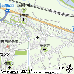 滋賀県米原市樋口380周辺の地図