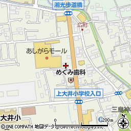 神奈川県足柄上郡大井町上大井111周辺の地図