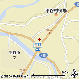 長野県下伊那郡平谷村506周辺の地図