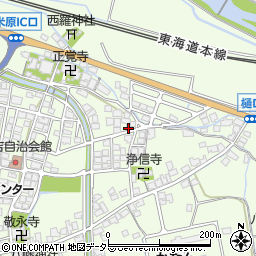 滋賀県米原市樋口383周辺の地図