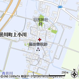 滋賀県高島市安曇川町上小川208周辺の地図