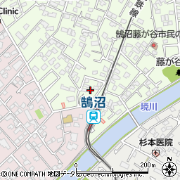 大谷荘周辺の地図