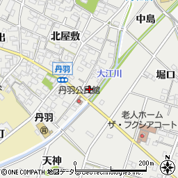愛知県一宮市丹羽北屋敷1537周辺の地図