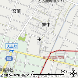 愛知県江南市安良町郷中200周辺の地図