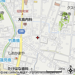 岐阜県羽島市竹鼻町狐穴704周辺の地図