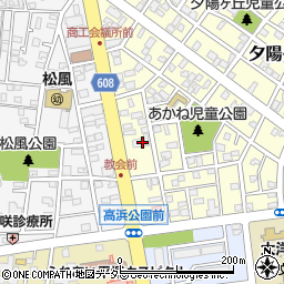 平塚カトリック教会周辺の地図
