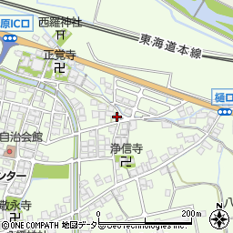 滋賀県米原市樋口384周辺の地図