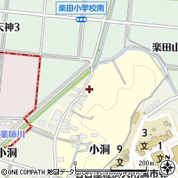 愛知県犬山市小洞194周辺の地図
