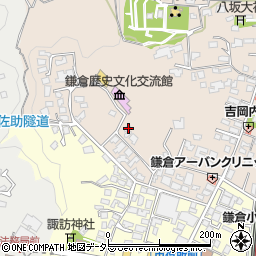 神奈川県鎌倉市扇ガ谷1丁目6-10周辺の地図