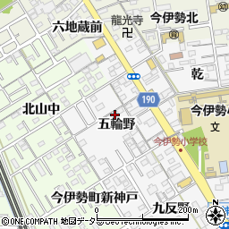 愛知県一宮市今伊勢町新神戸五輪野15周辺の地図