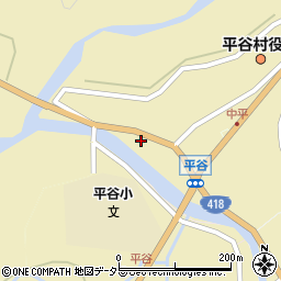 長野県下伊那郡平谷村433周辺の地図