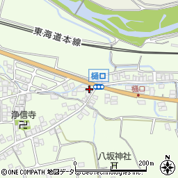 滋賀県米原市樋口454周辺の地図