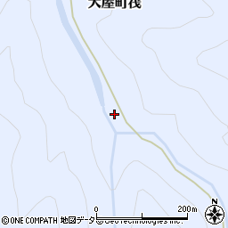 兵庫県養父市大屋町筏1268周辺の地図