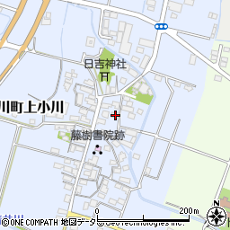 滋賀県高島市安曇川町上小川196周辺の地図