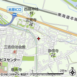 滋賀県米原市樋口342周辺の地図