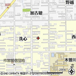 愛知県一宮市開明洗心32周辺の地図