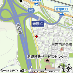 滋賀県米原市三吉1024周辺の地図