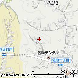 神奈川県鎌倉市佐助1丁目19周辺の地図